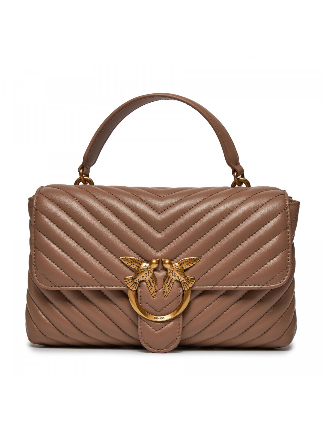Kabelka Pinko Love Lady Puff Classic Cl Hnědá